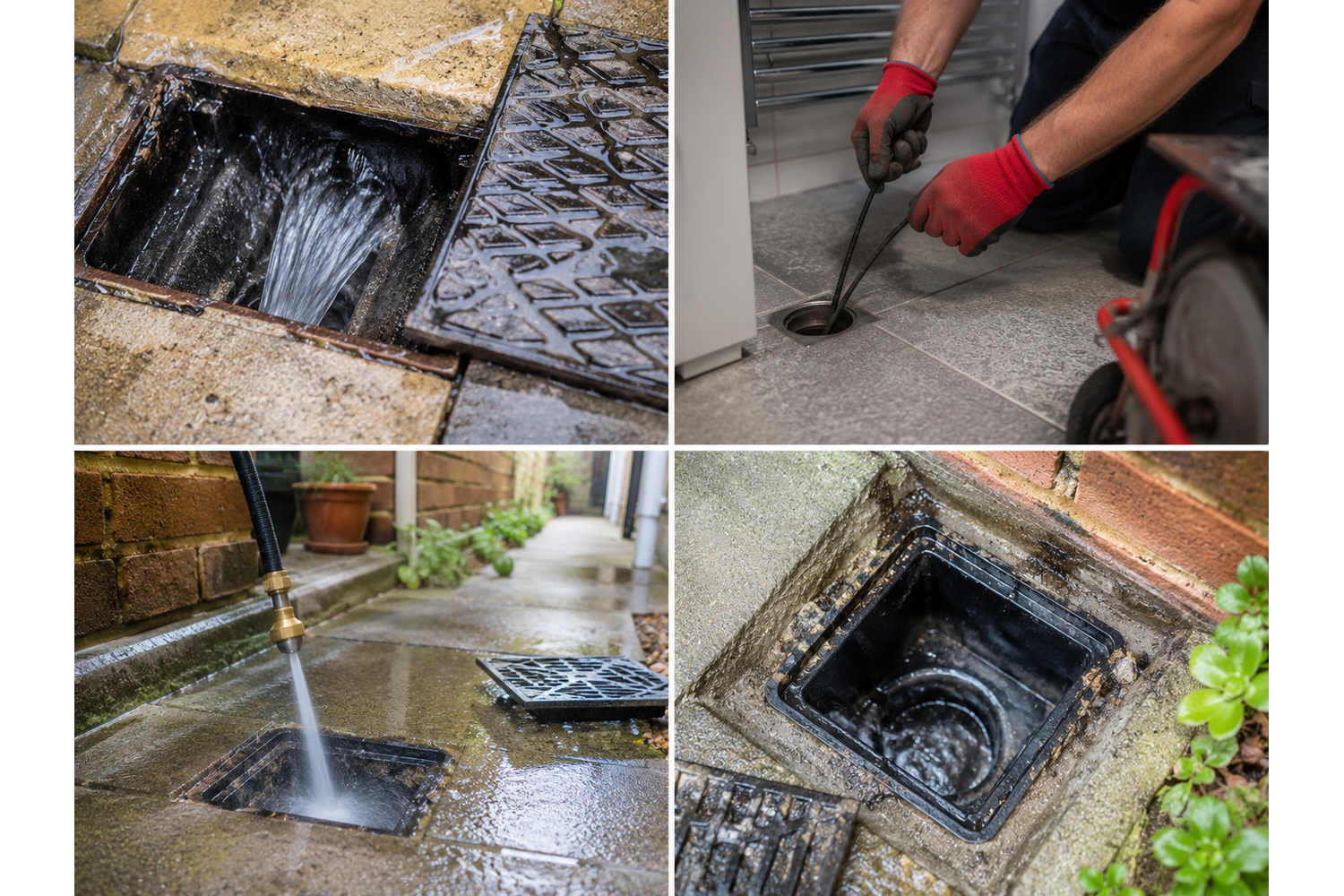 Drains unblocked